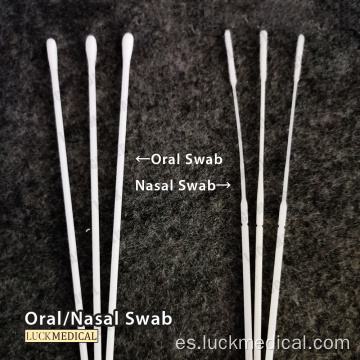 Muestreo de virus SwaB Nasal Flocked Rayon CE